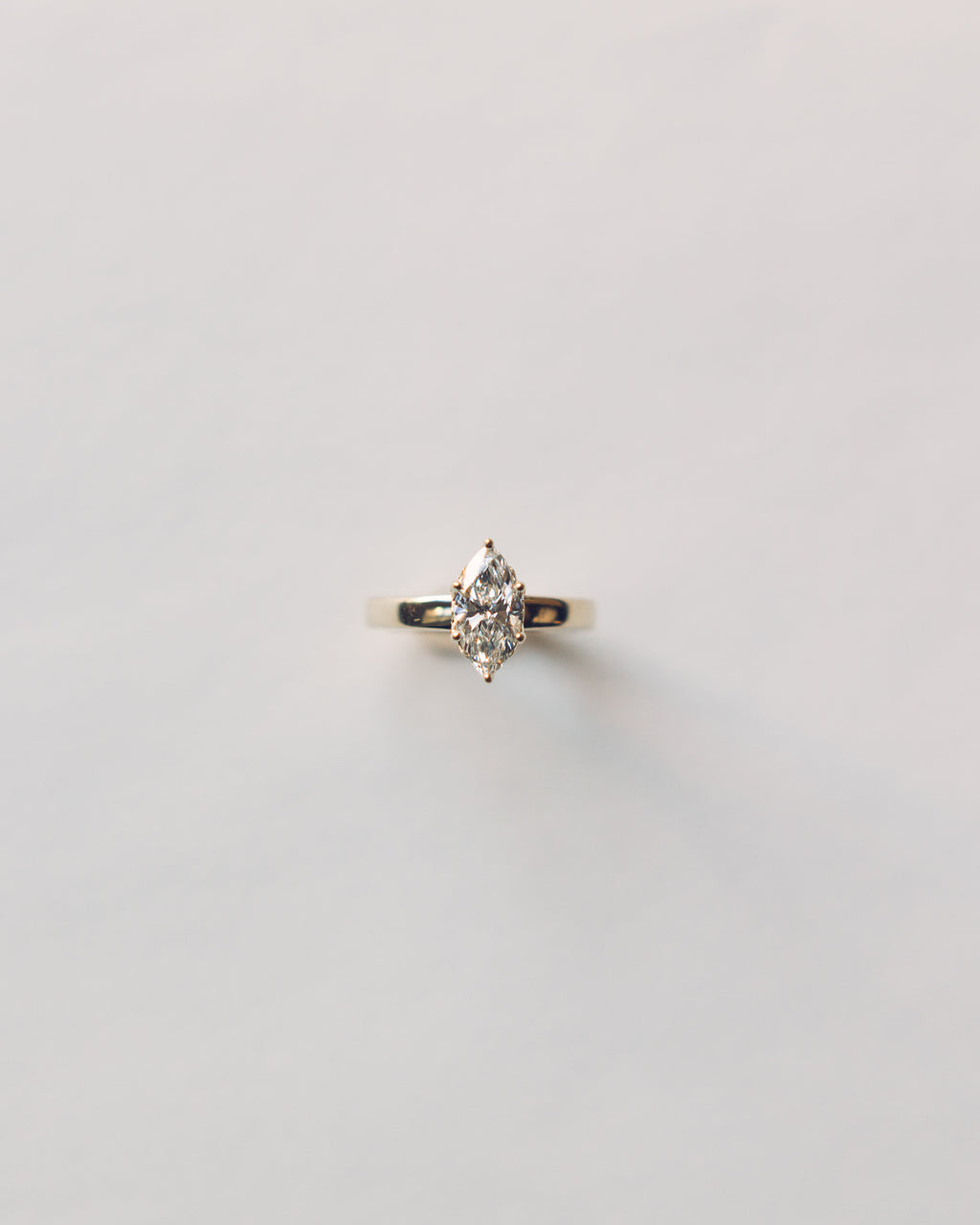 Bold Marquise Solitaire Ring