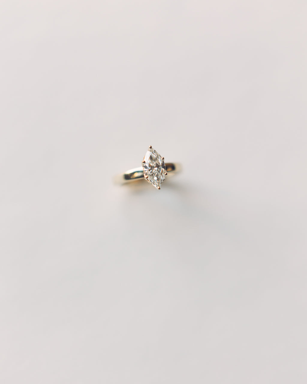 Bold Marquise Solitaire Ring