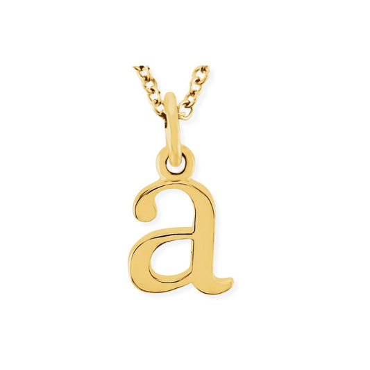 Lowercase Initial Pendant