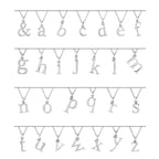 Lowercase Initial Pendant
