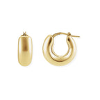 Puffy Gold Hoops