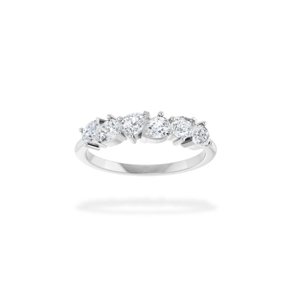 Tilly Pear Diamond Band