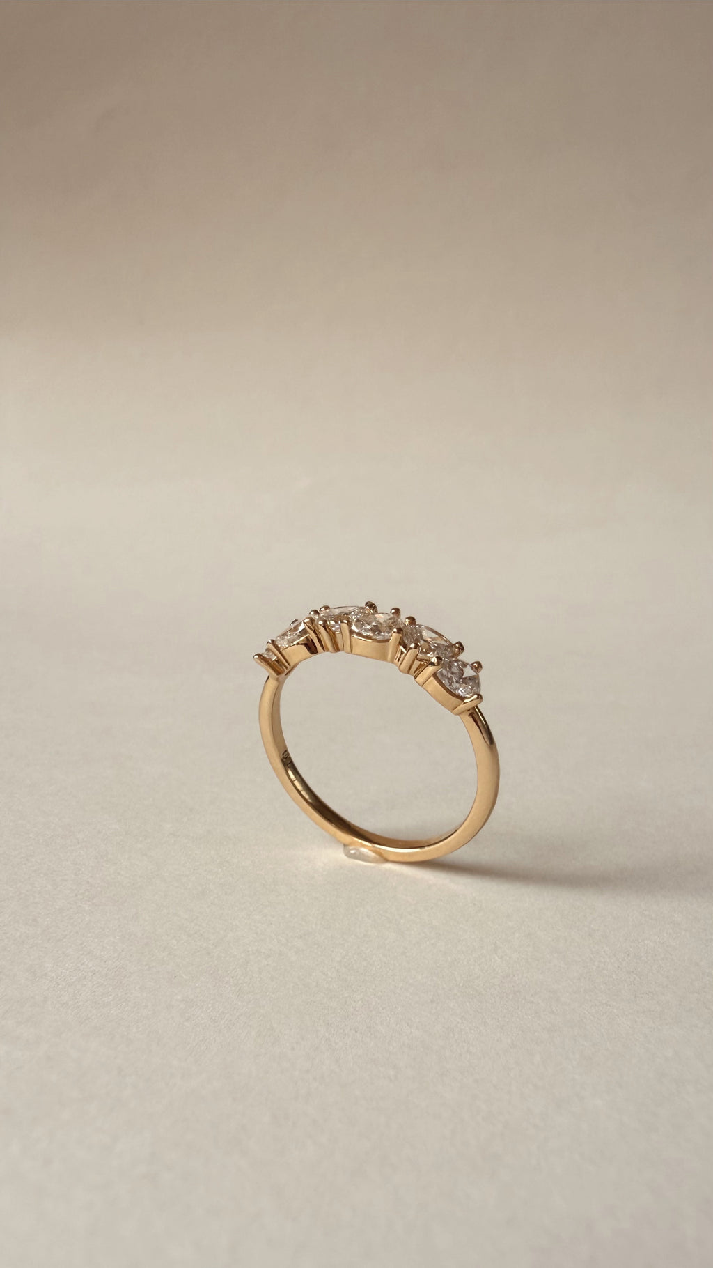 Tilly Pear Diamond Band