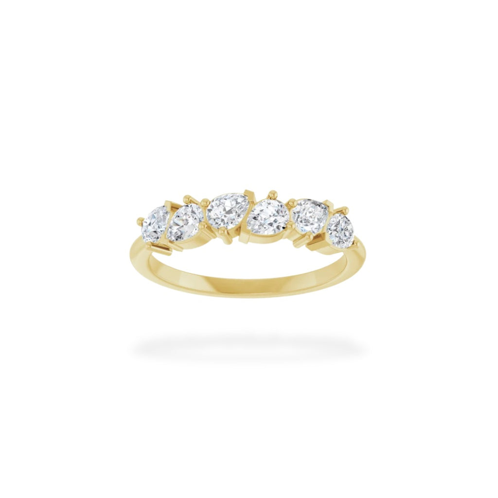 Tilly Pear Diamond Band