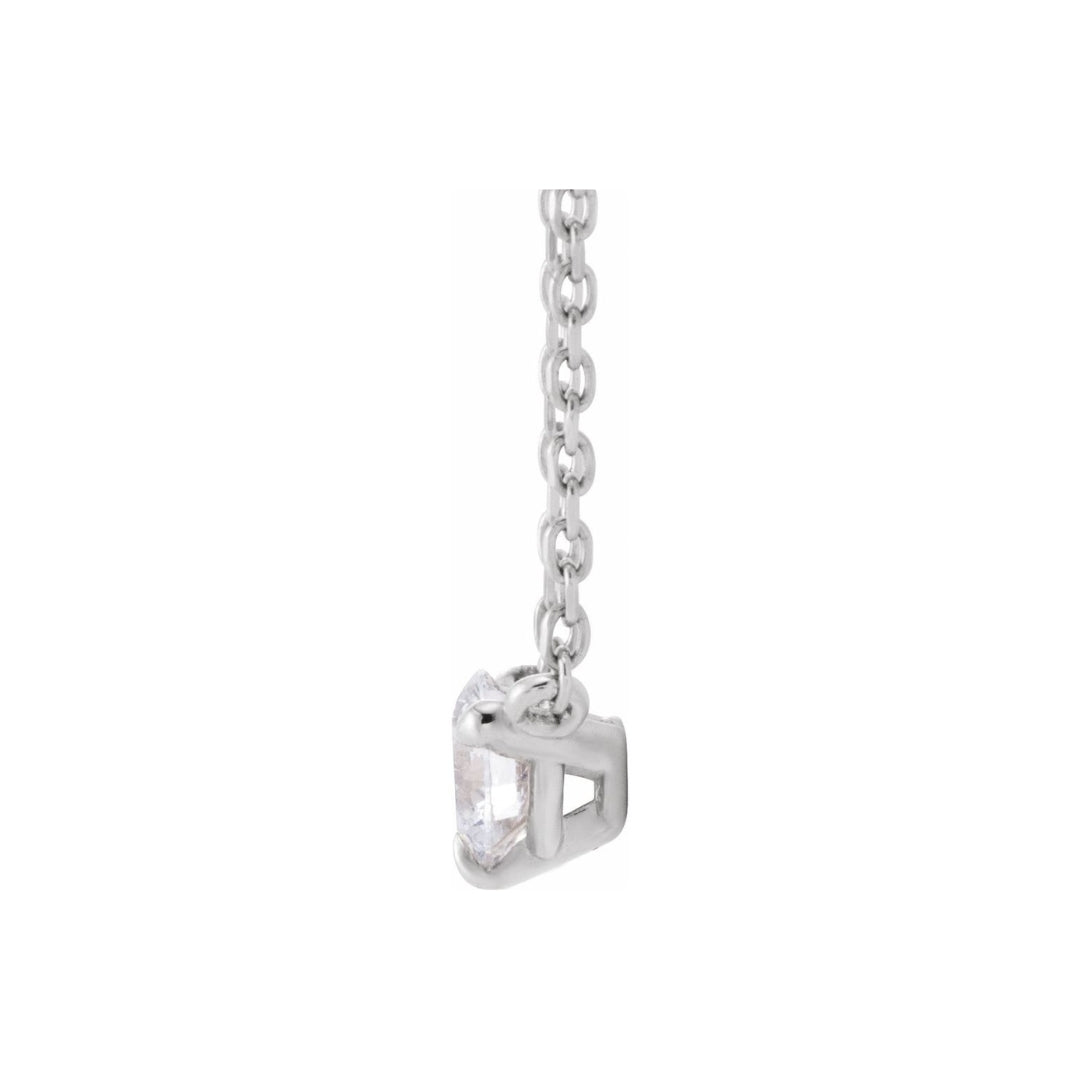 3 prong diamond neckalce