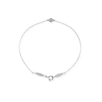 Bezel Set Diamond Bracelet