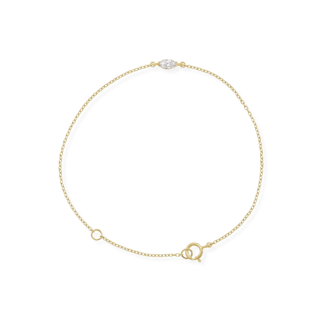 Marquise Bracelet - Lab Diamond