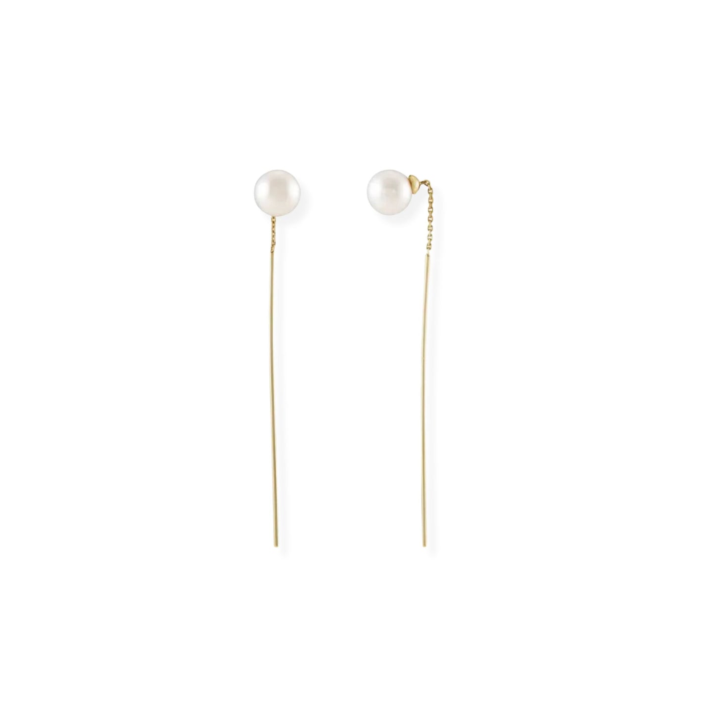 Pearl Threader Studs