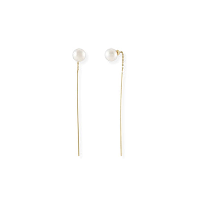 Pearl Threader Studs