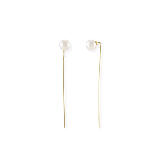 Pearl Threader Studs