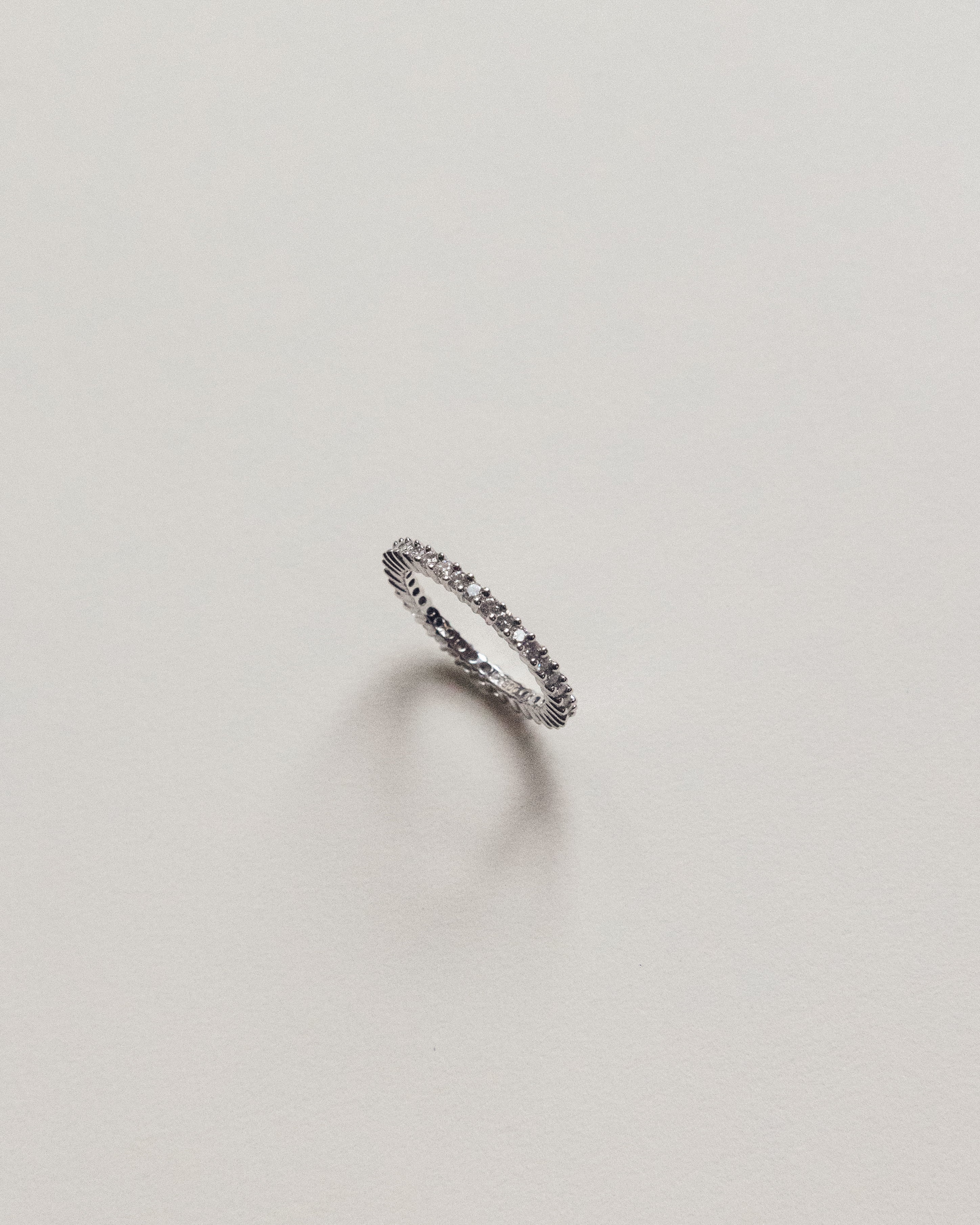 double prong eternity band